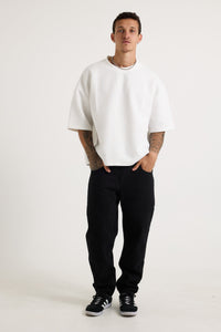 Colin Waffle Texture Tee White