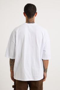 Ruben Cotton Pique Tee White