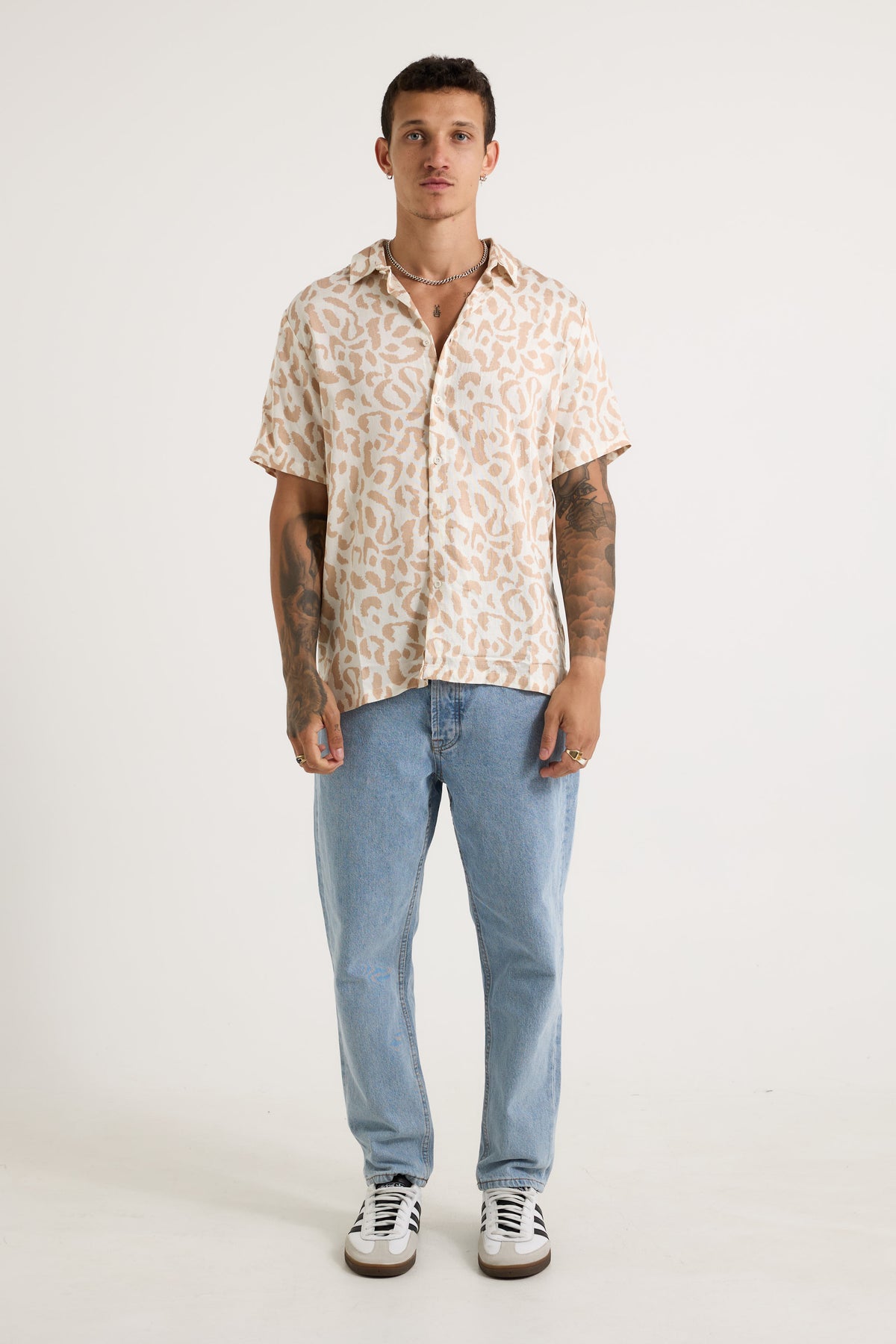 Jack Shirt Sand/White