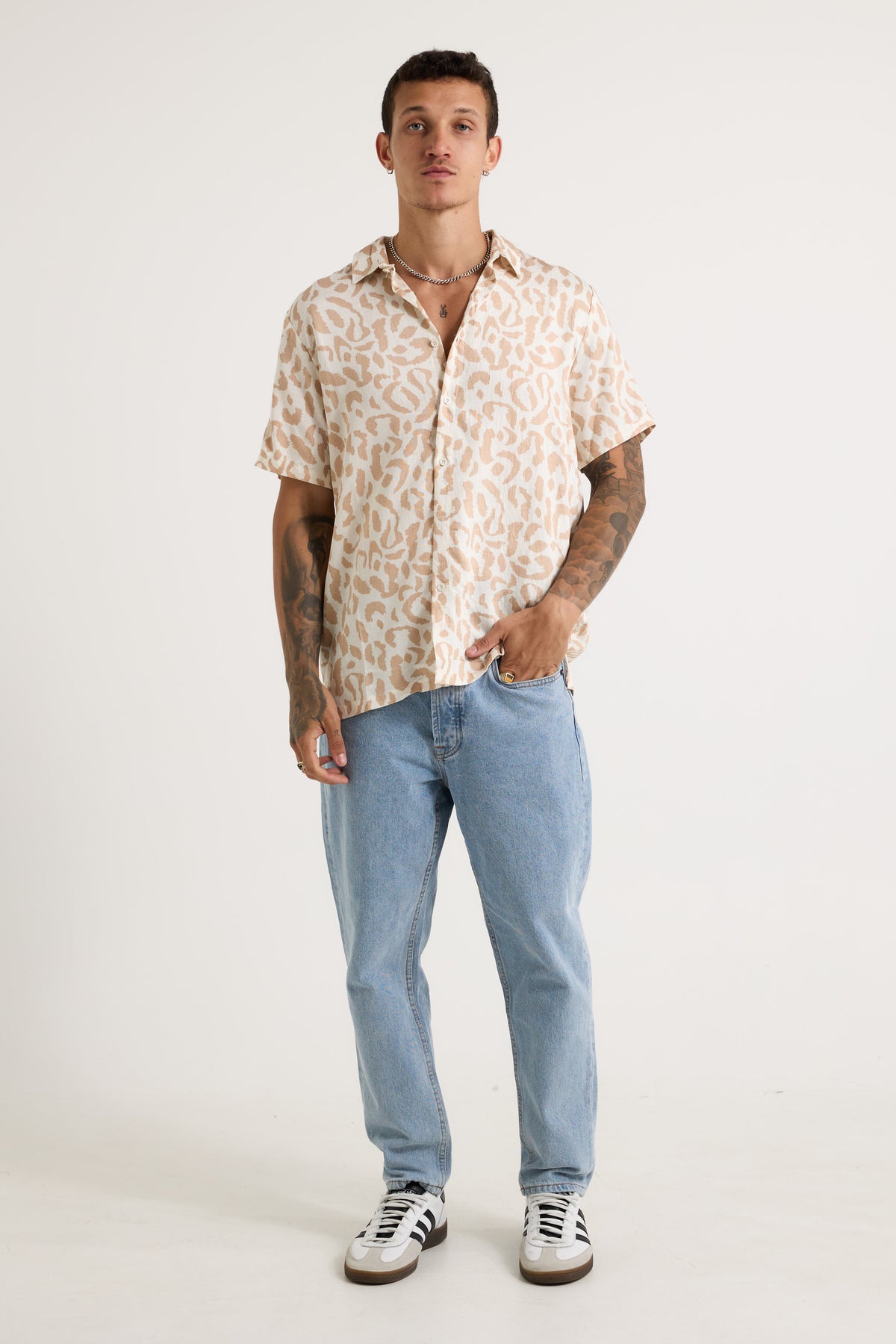 Jack Shirt Sand/White