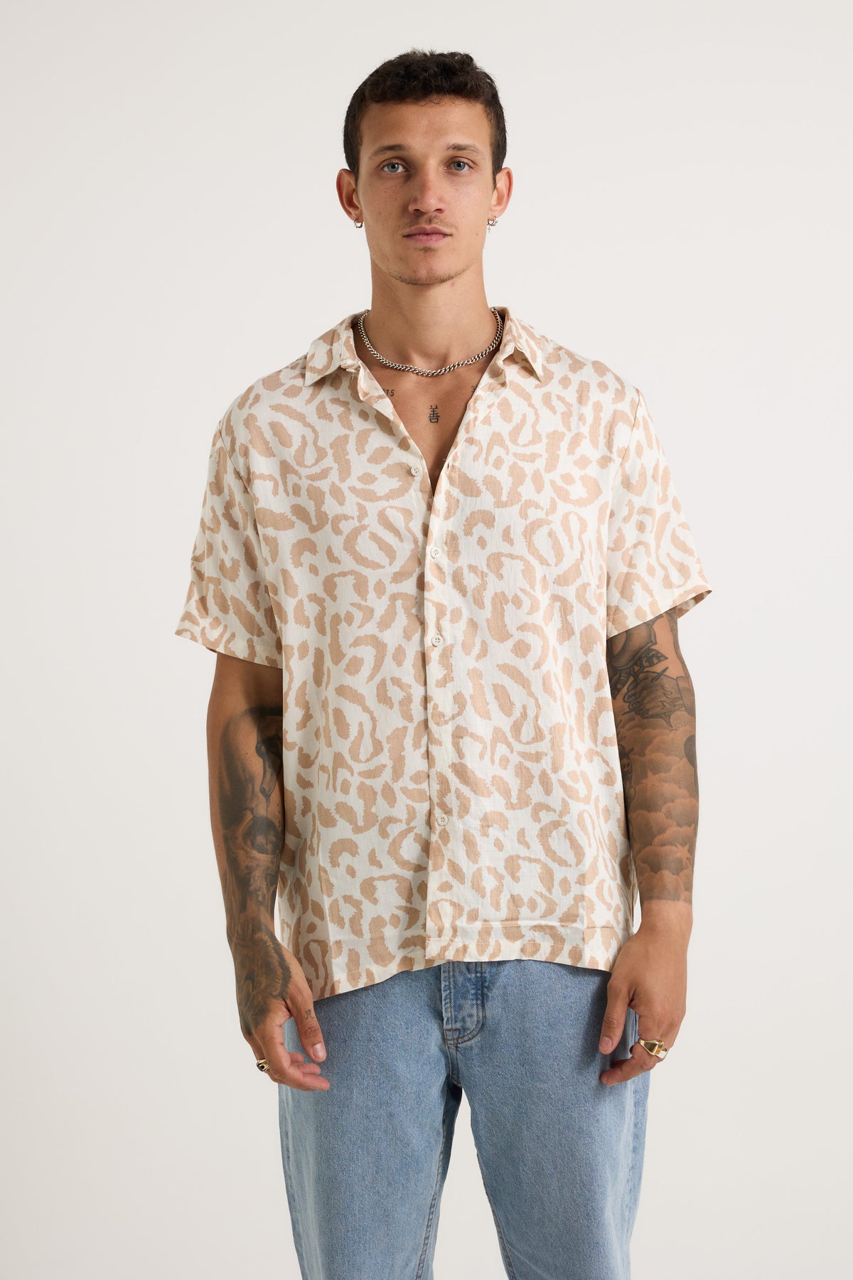 Jack Shirt Sand/White