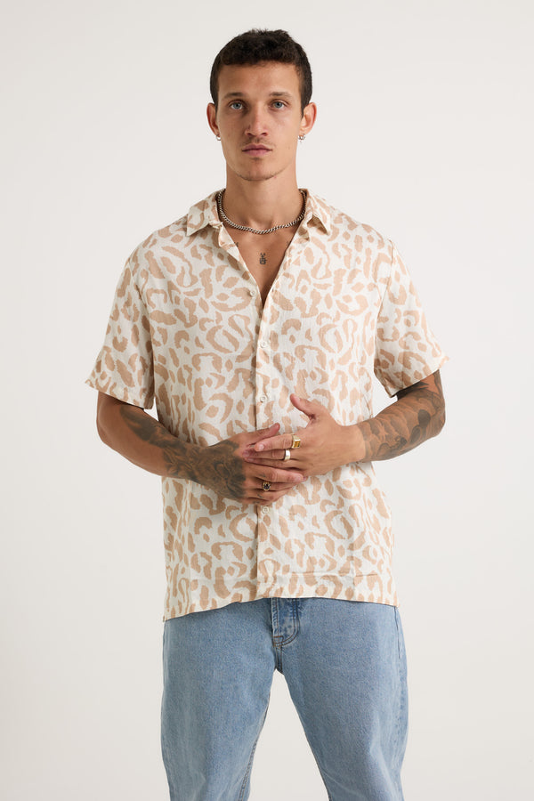 Jack Shirt Sand/White