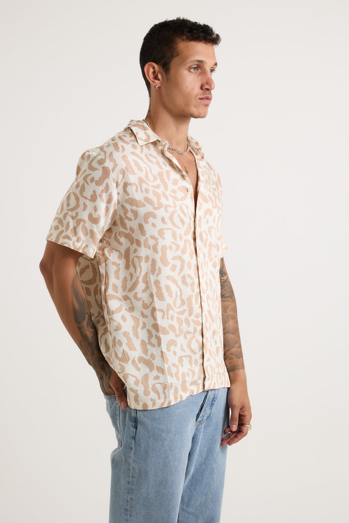 Jack Shirt Sand/White