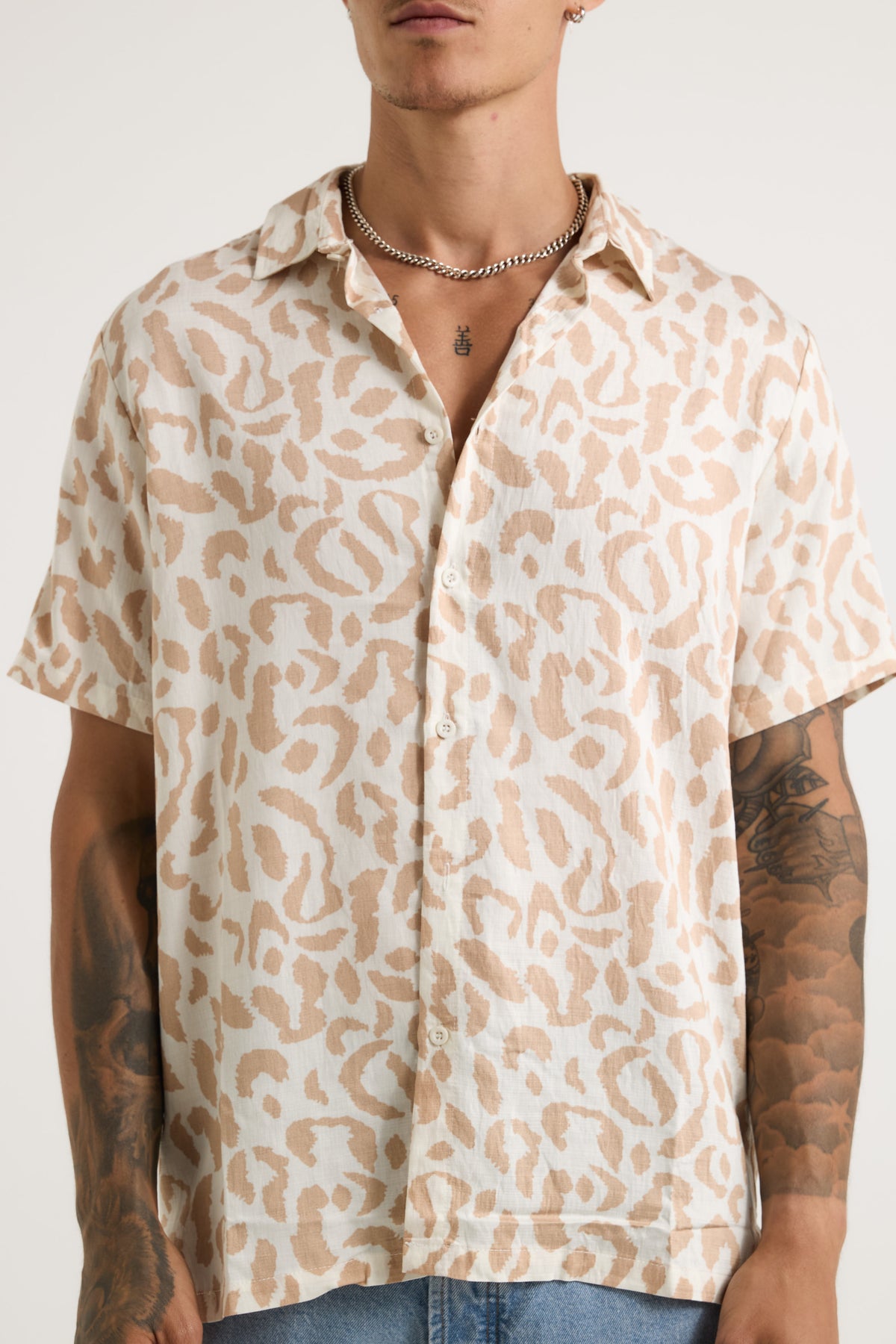 Jack Shirt Sand/White