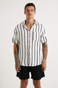 Elijah Shirt White/Black