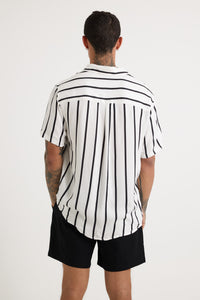 Elijah Shirt White/Black