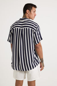 Nick Shirt Navy/White