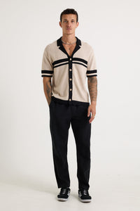 Owen Shirt Sand/Black