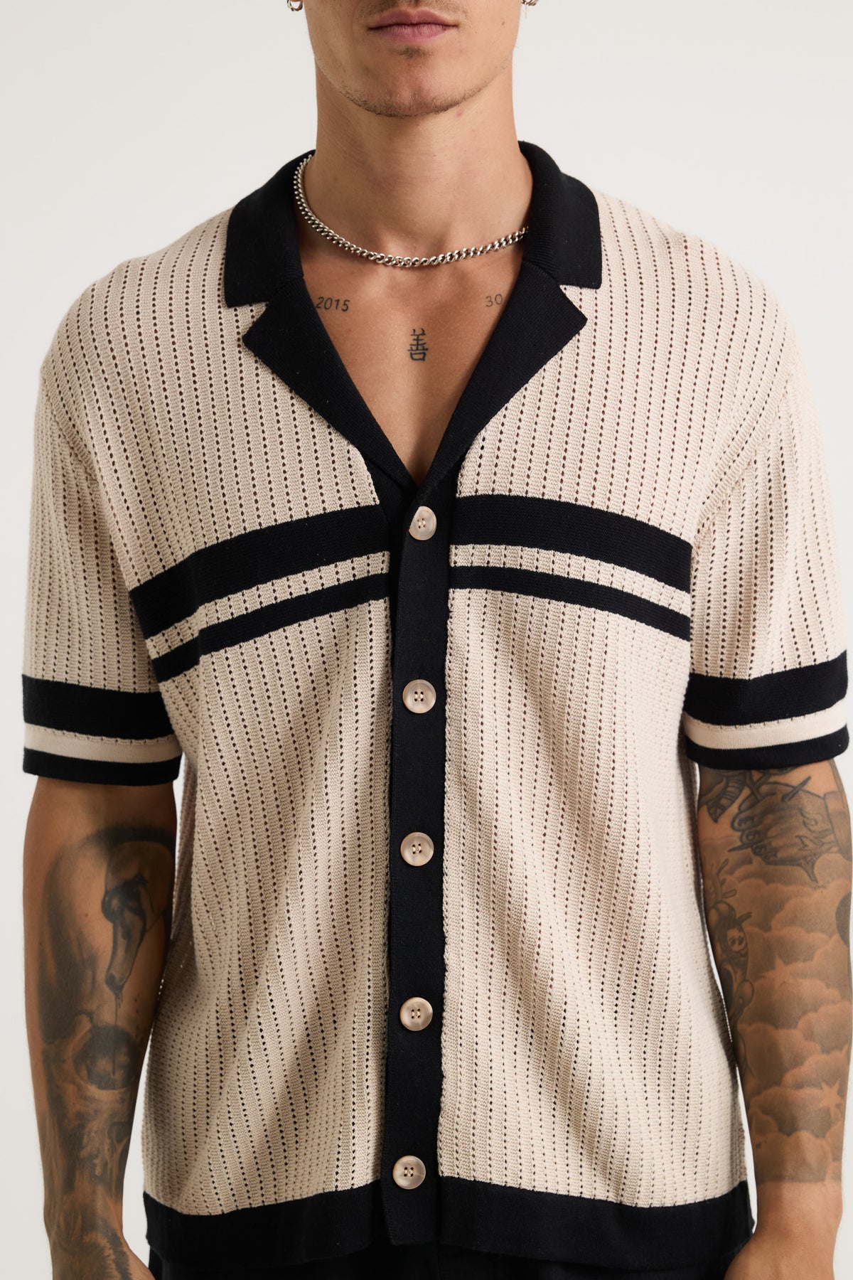 Owen Shirt Sand/Black