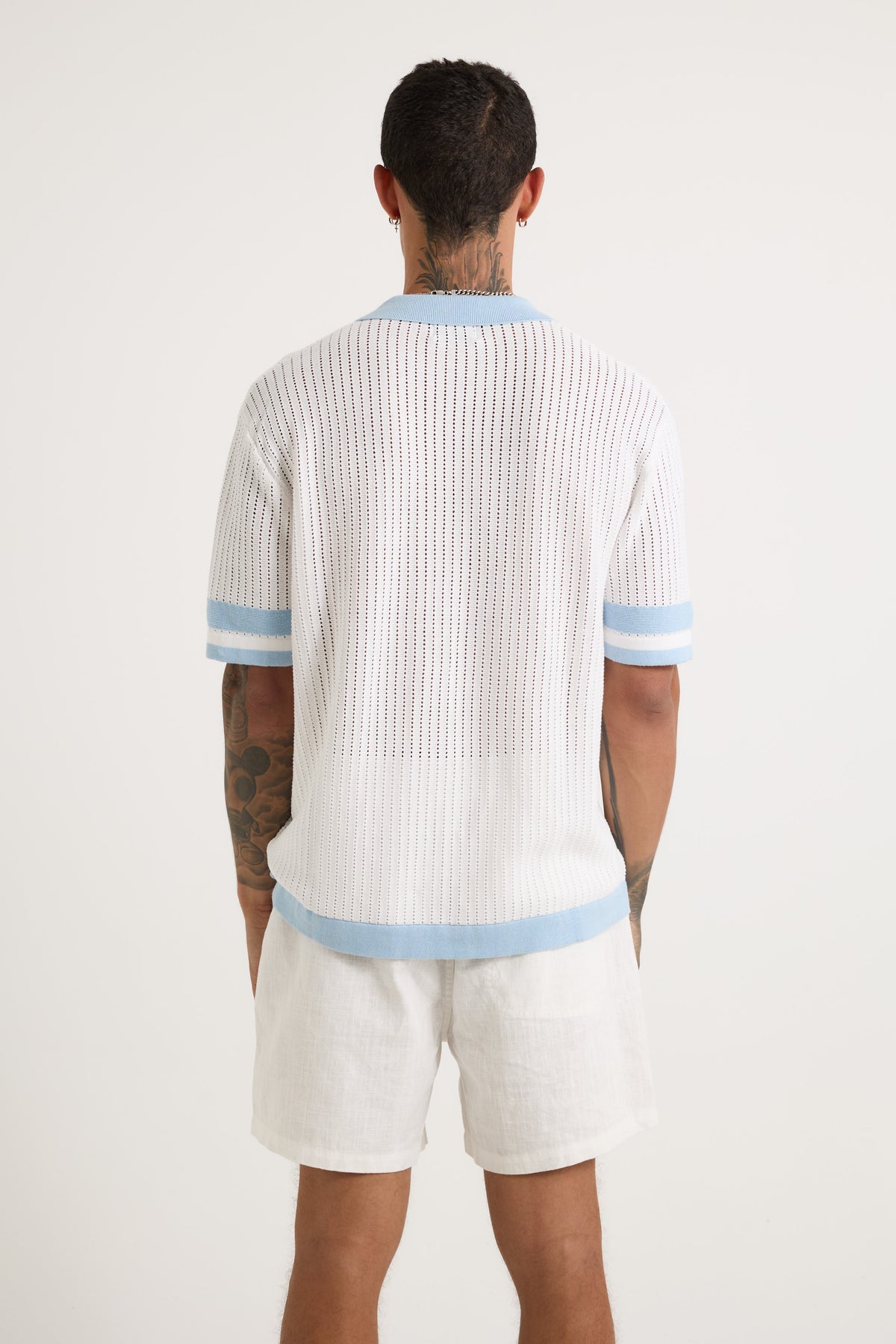 Owen Shirt White/Blue