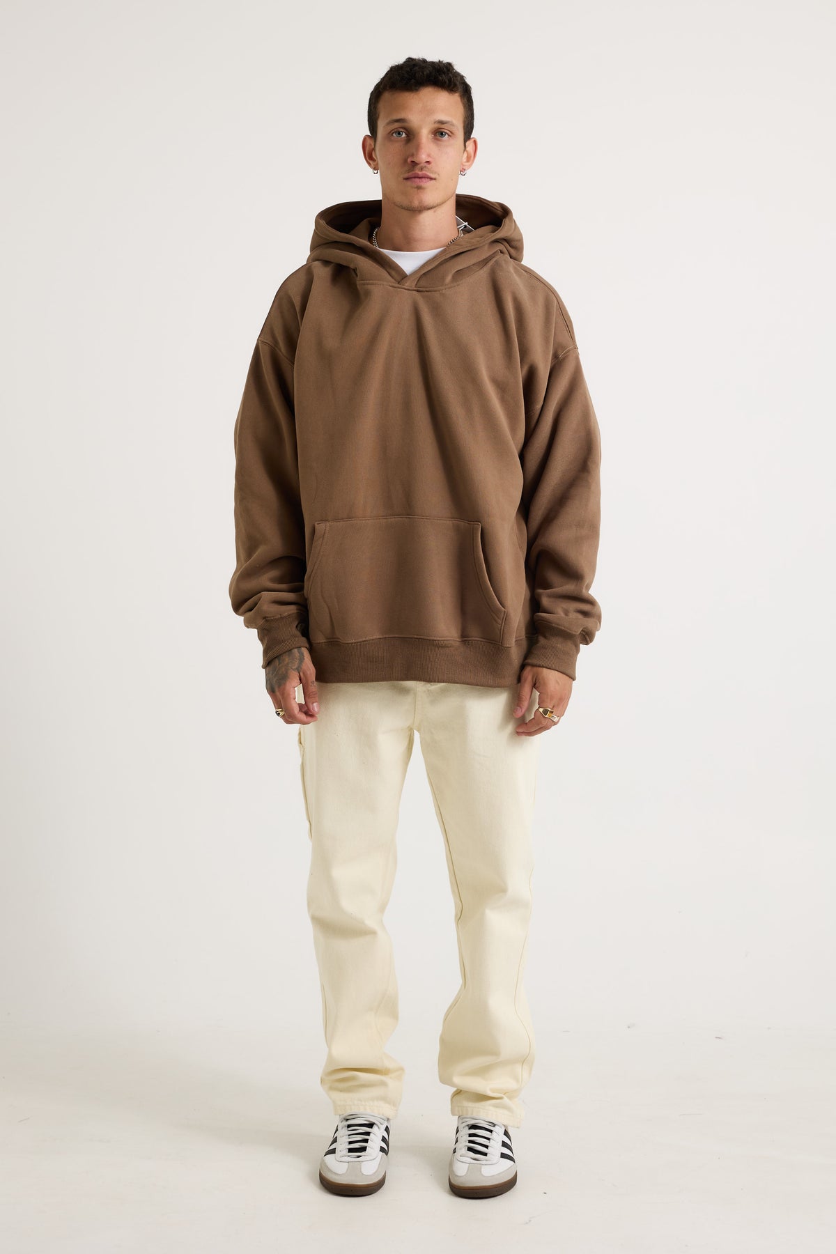 Roman Oversize Hoodie Choc