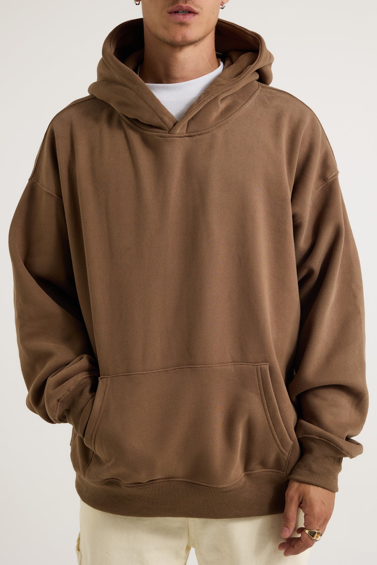 Roman Oversize Hoodie Choc