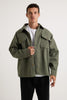 Heavyweight Box Overshirt Khaki