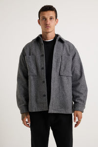 NTH Button Up Jacket Dark Grey