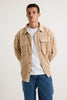 Dion Cord Overshirt Tan