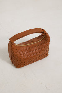 Cleo Woven Bag Tan