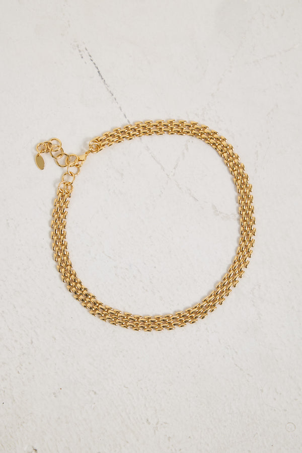 Popcorn Chain Bracelet Gold