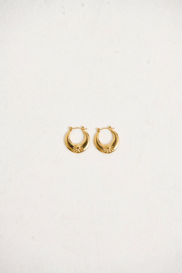 Heidi Hoop Earring Gold