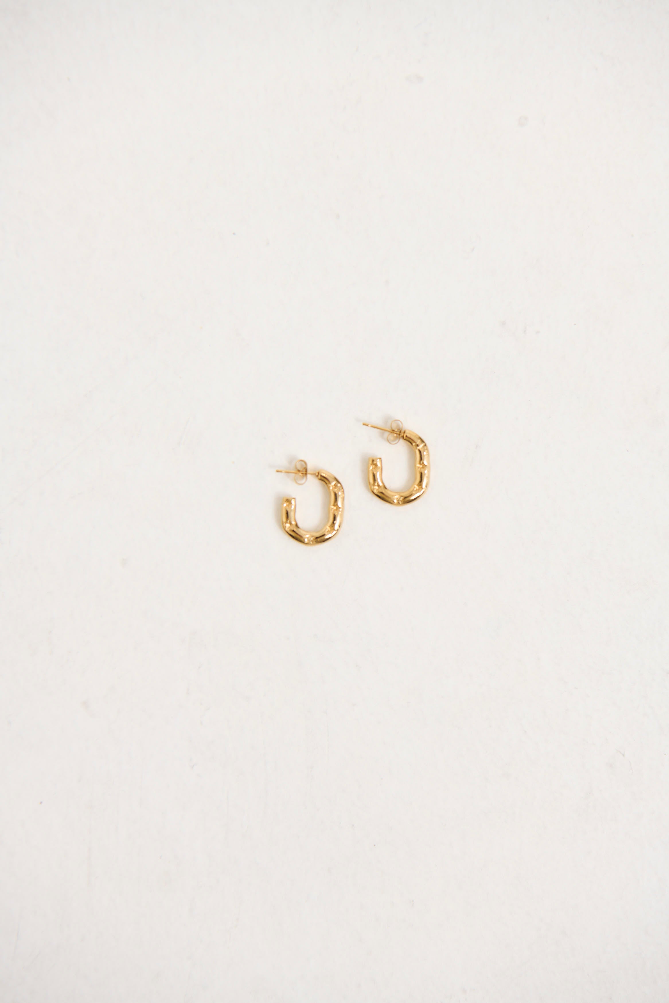Star Half Hoop Earring Gold