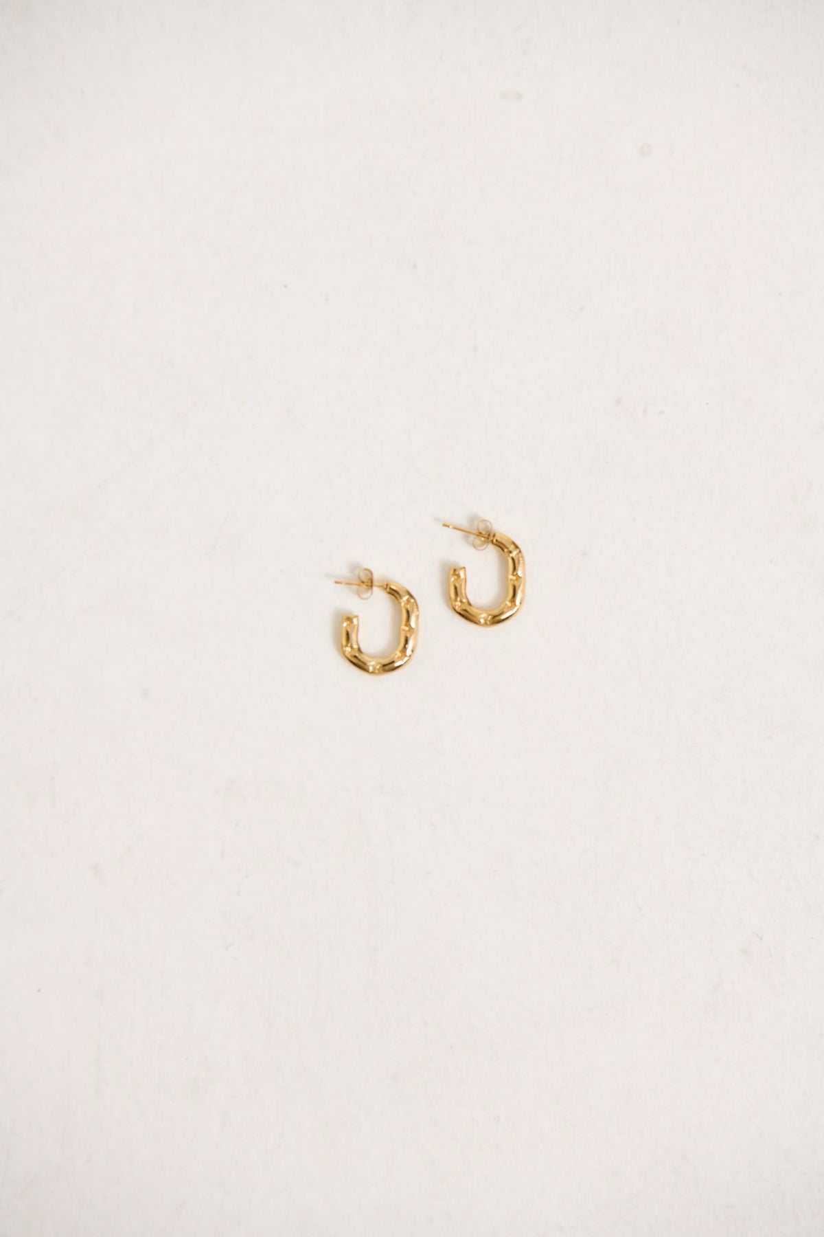 Star Half Hoop Earring Gold