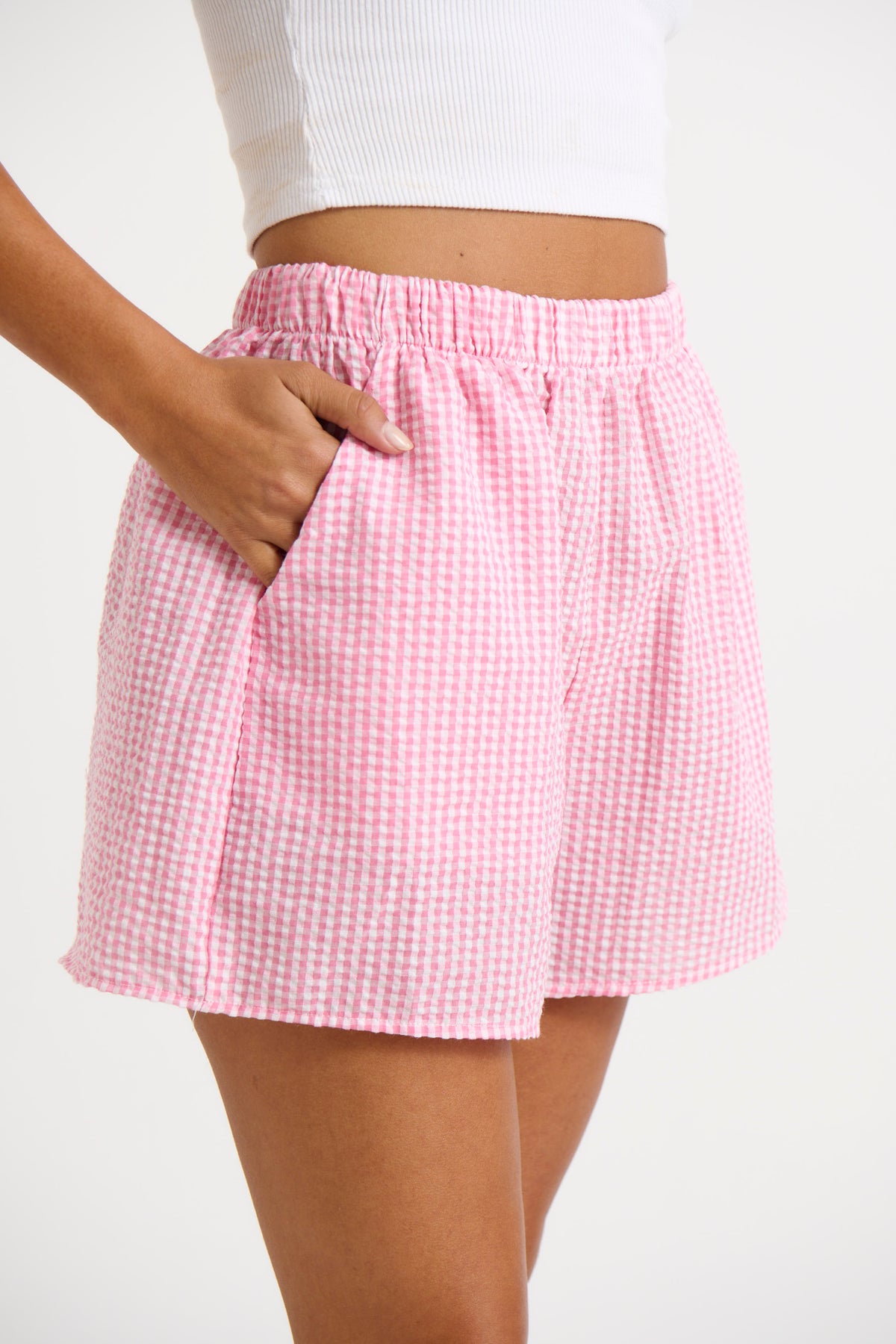 Betsy Short White/Pink