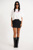 Pearl Mini Skirt Black