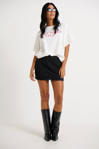 Pearl Mini Skirt Black