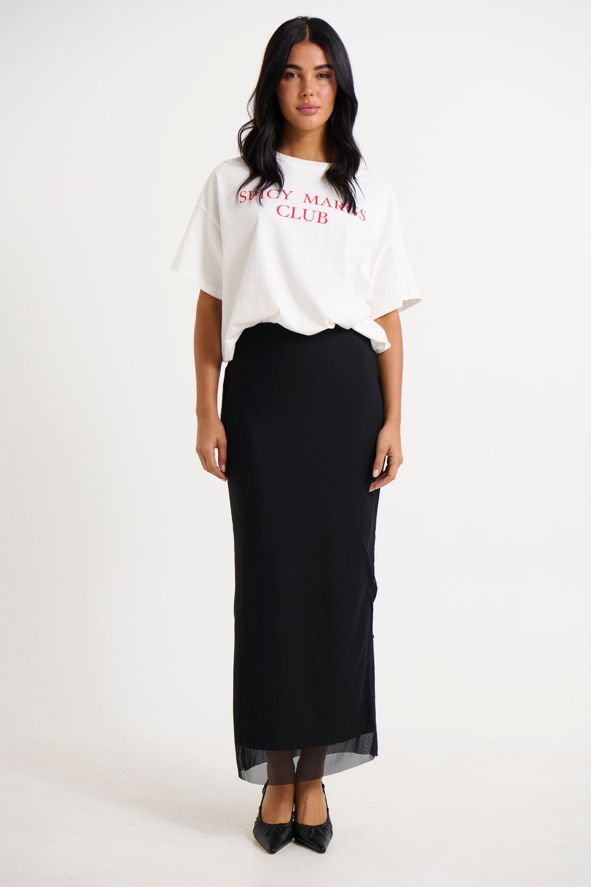 Heidi Maxi Skirt Black