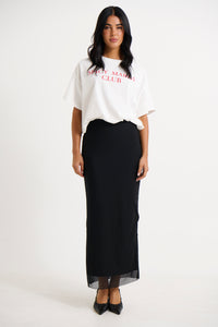 Heidi Maxi Skirt Black