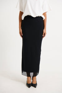 Heidi Maxi Skirt Black