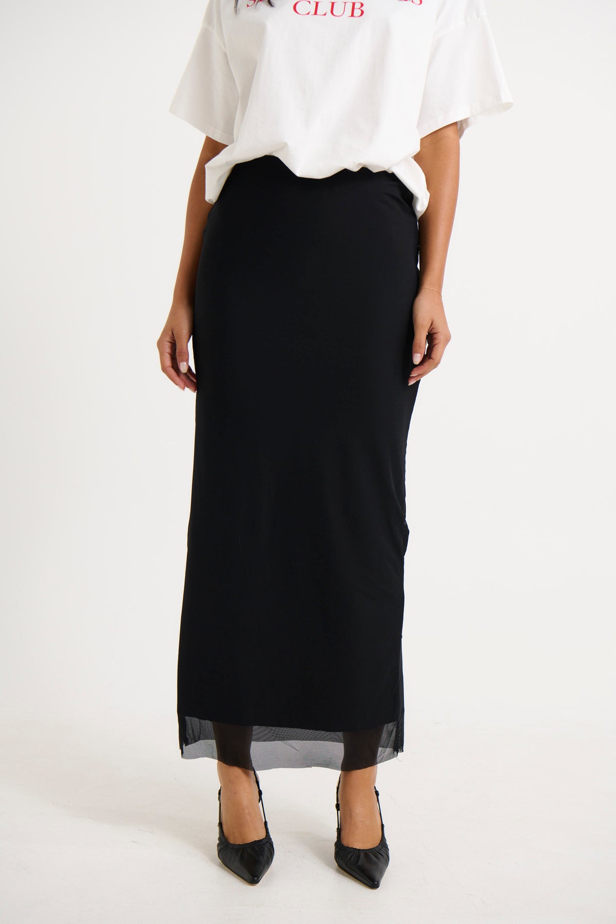 Heidi Maxi Skirt Black