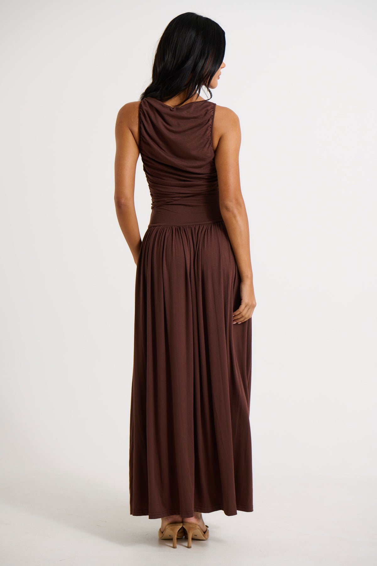 Nalla Maxi Dress Brown