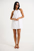 Alysse Halter Dress White