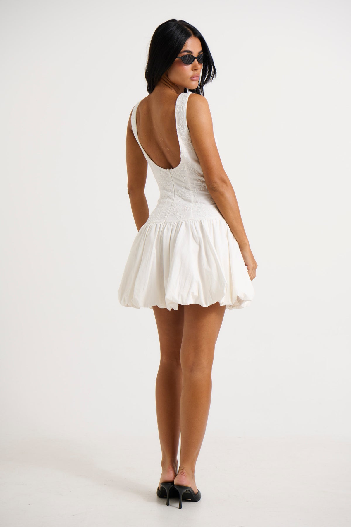 Bridie Mini Dress White