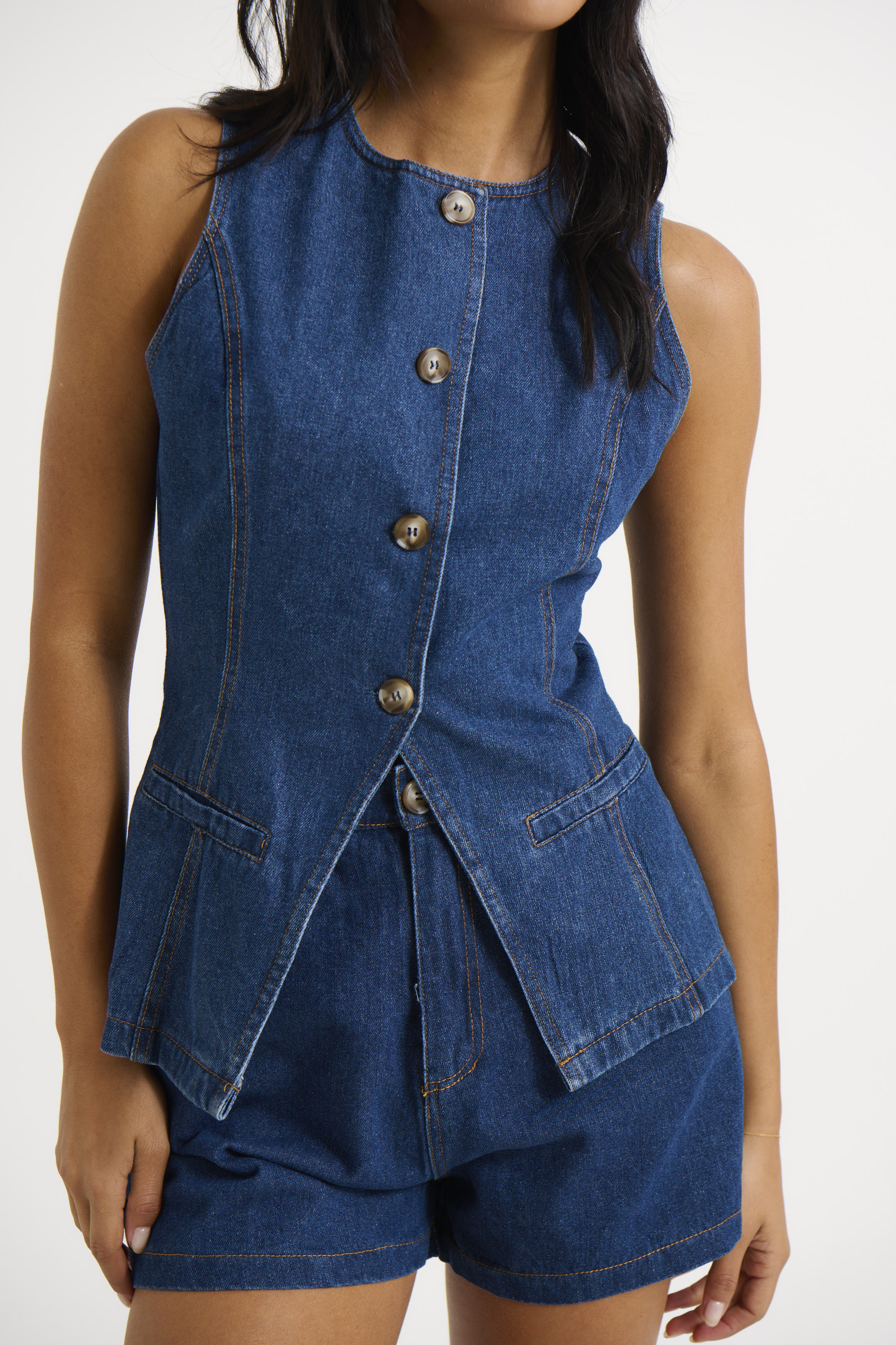 Lucille Set Dark Denim - FINAL SALE