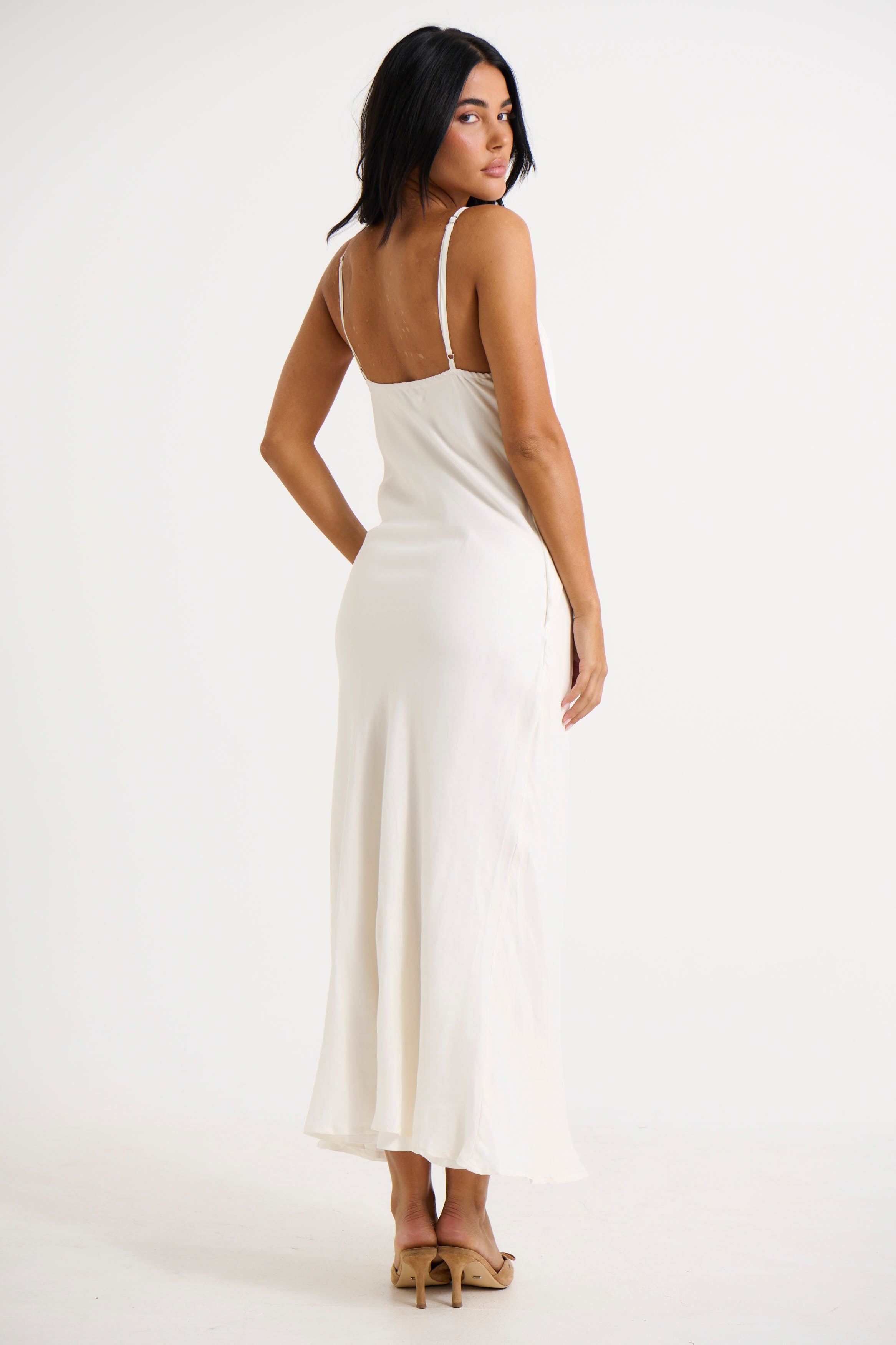 Talia Maxi Dress Ivory - FINAL SALE