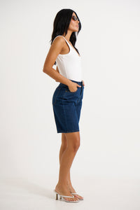 Rhianna Short Mid Wash Blue