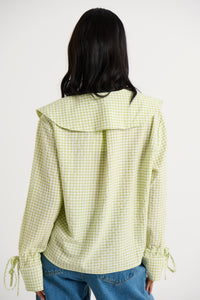 Layla Shirt Sage Gingham