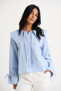 Layla Shirt Blue Gingham