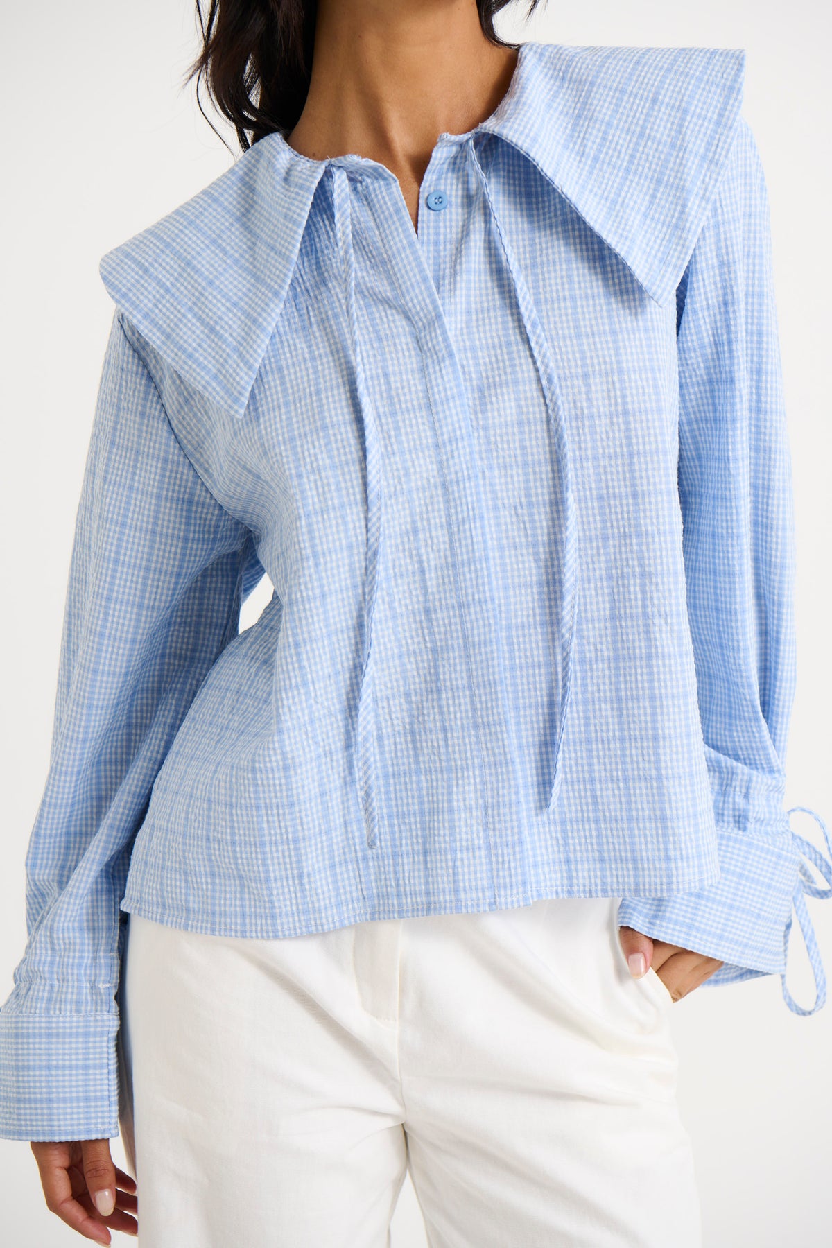 Layla Shirt Blue Gingham