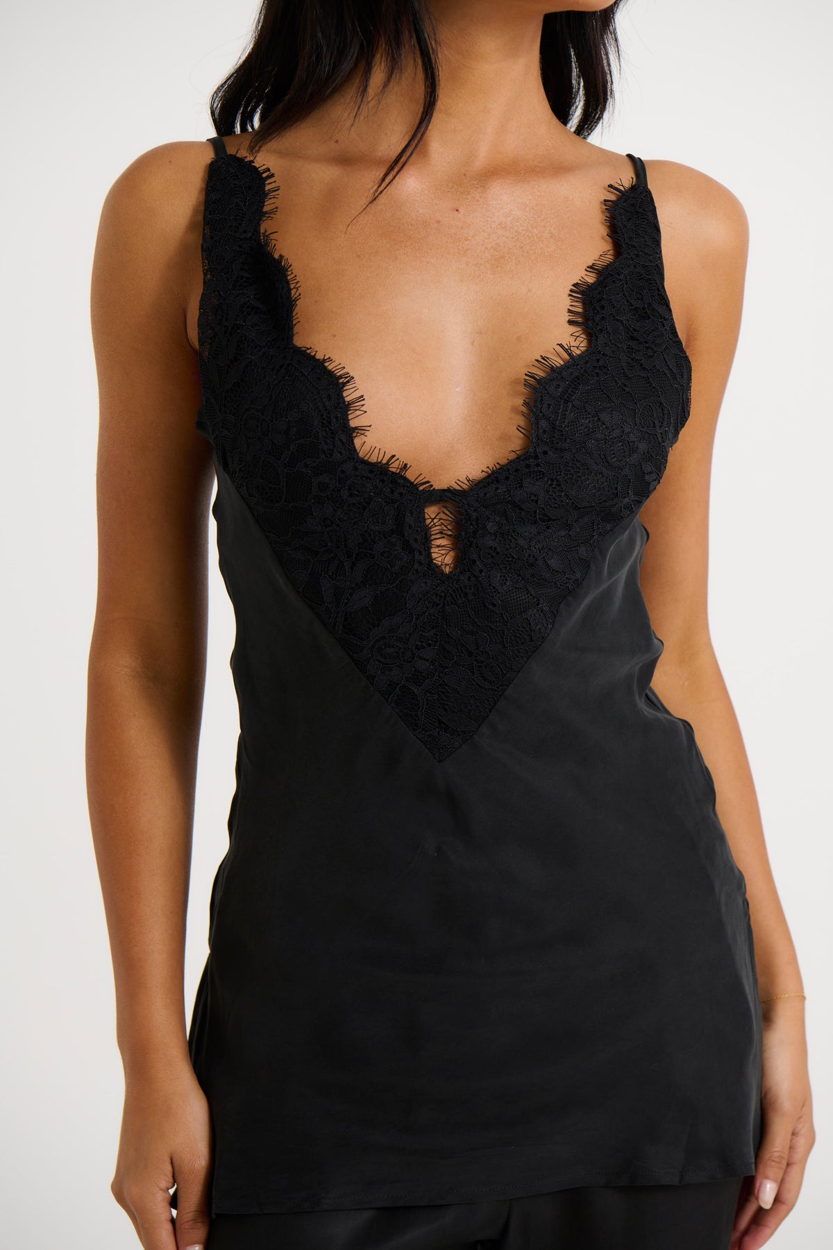 Lucy Lace Top Black