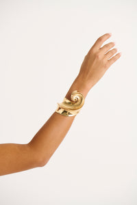 Swirl Cuff Gold