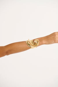 Swirl Cuff Gold