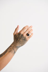 NTH Eye Signet Ring Black