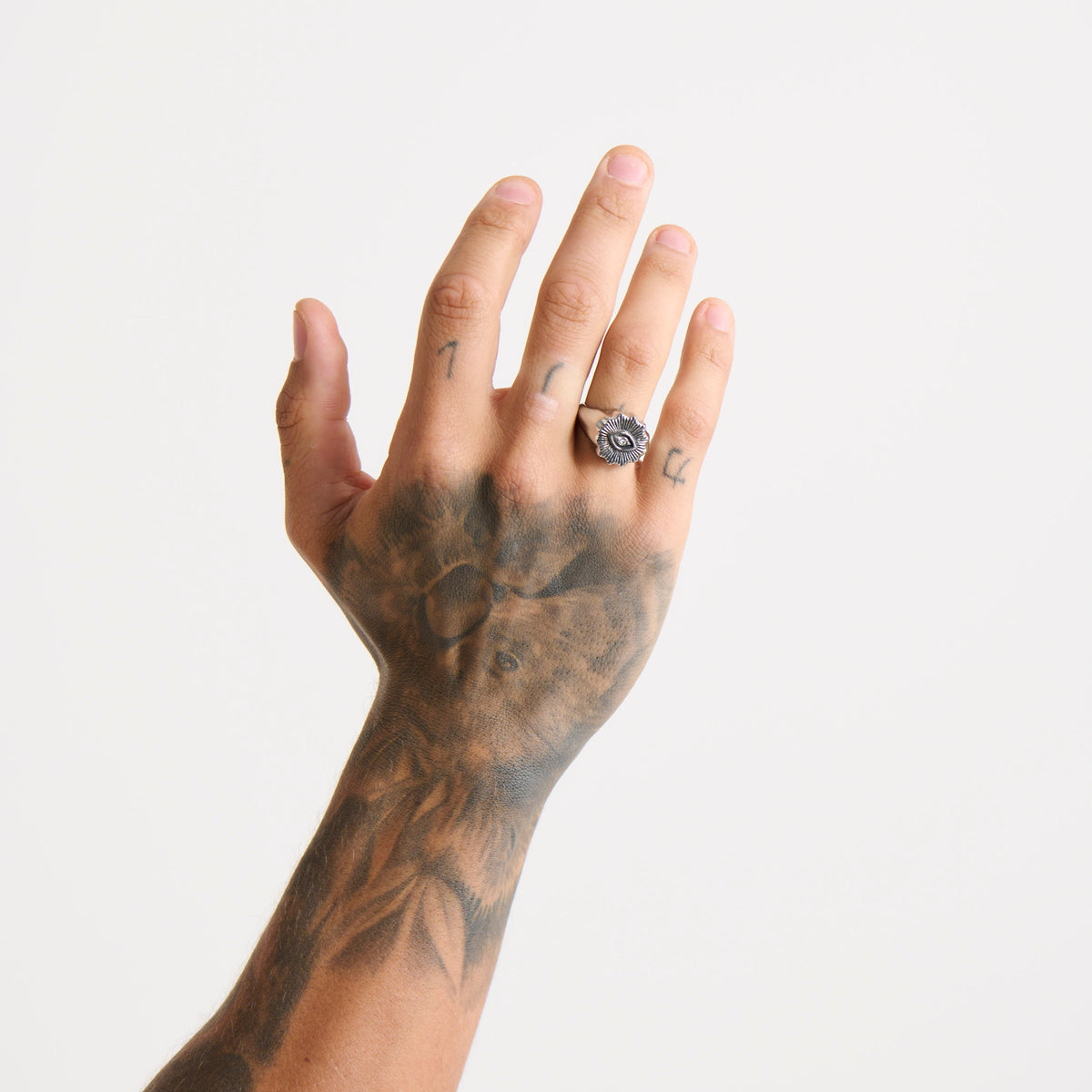 NTH Eye Signet Ring Silver