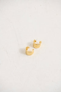 Vera Textured Earring 18K Gold Plated