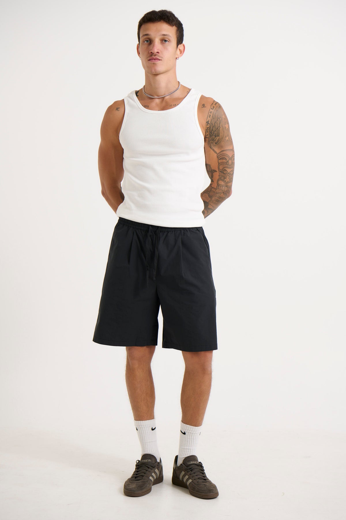 Emilio Cotton Short Black