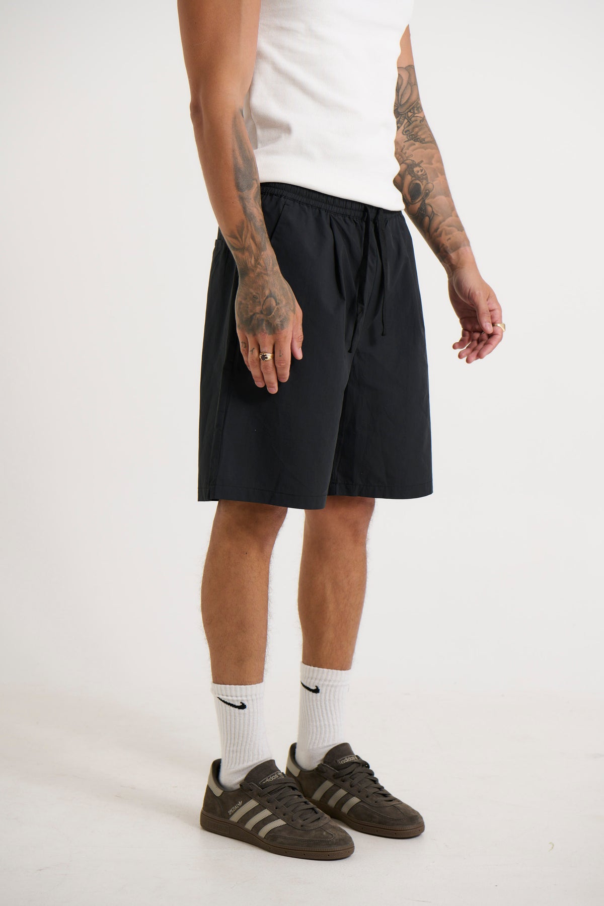 Emilio Cotton Short Black