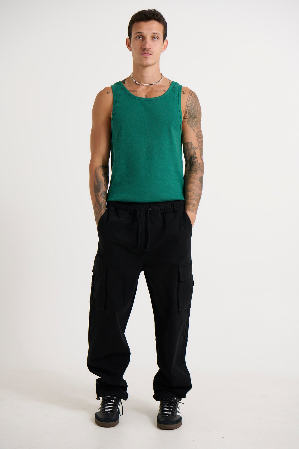 Relaxed Cargo Pant Black