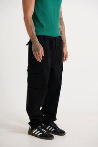 Relaxed Cargo Pant Black